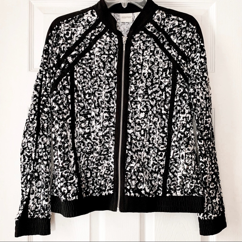 Chico’s Black & White Jacket